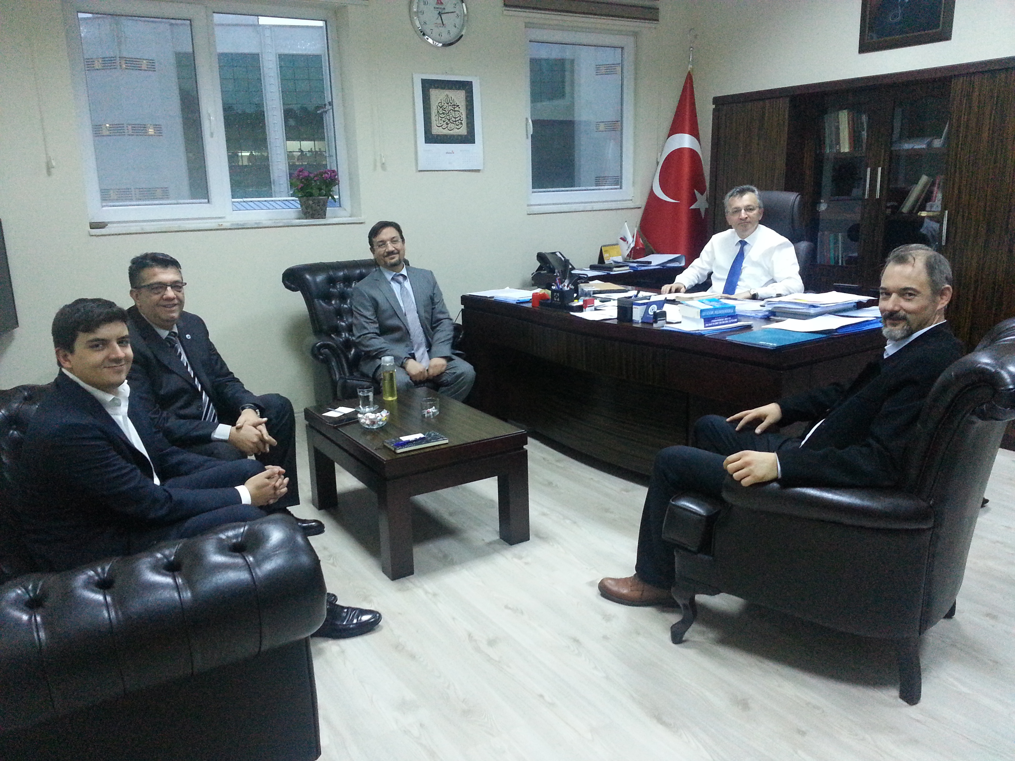 Kalıp Organize Sanayi Temsilcilerinin Rektör Yard. Prof. Dr. Mustafa ÖKSÜZ'ü Ziyareti